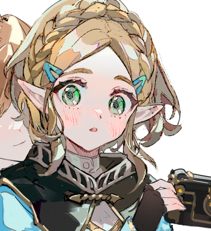 princess zelda (the legend of zelda and 1 more) drawn by lunar_(lunar_815)