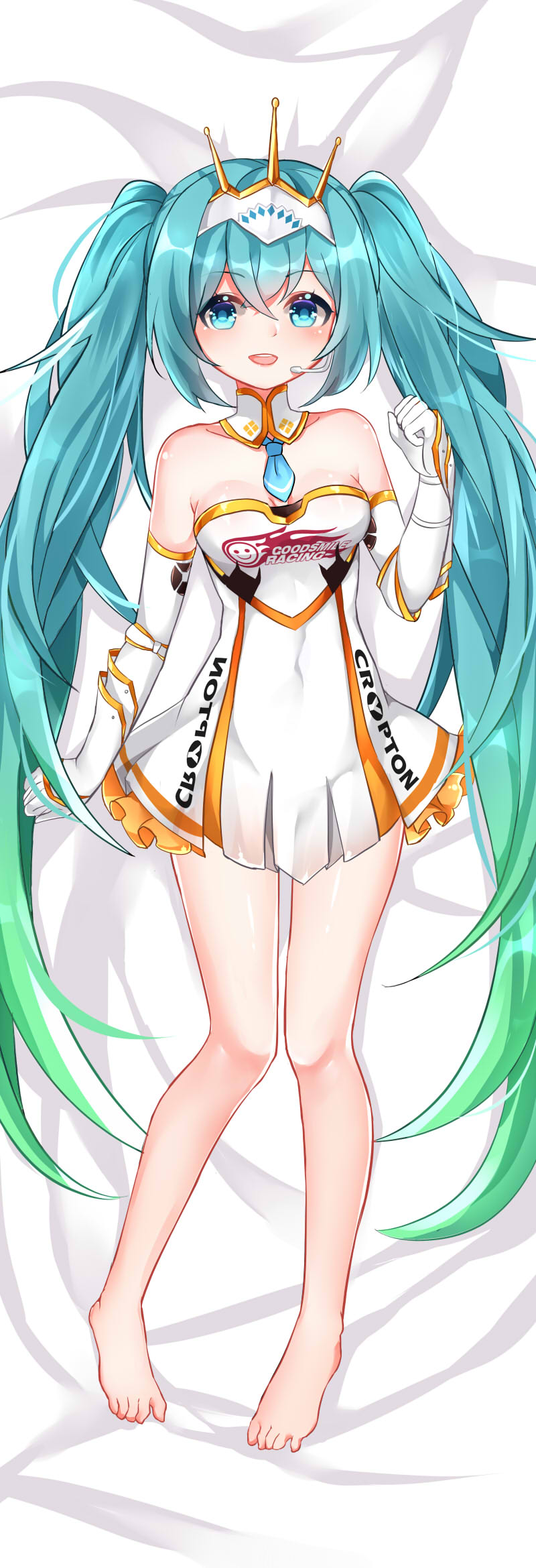 hatsune miku and racing miku (vocaloid and 2 more) drawn by chuor_(chuochuoi)
