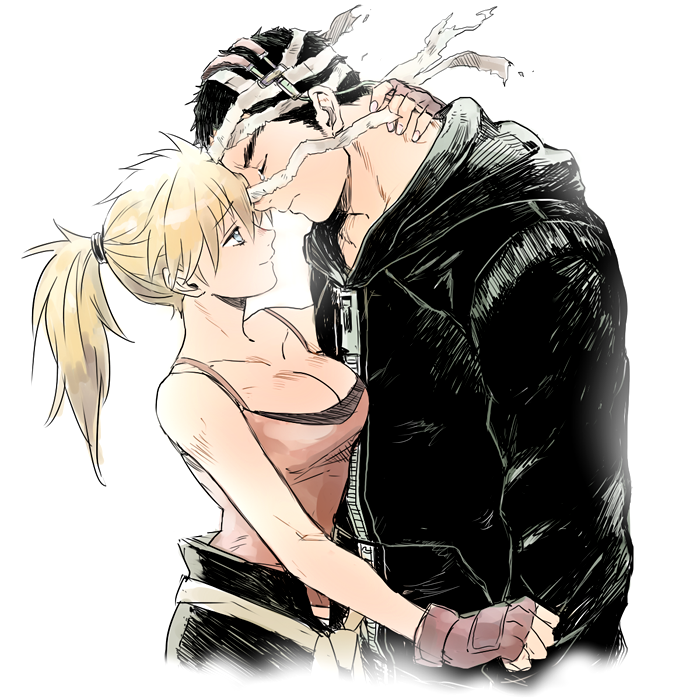 nikaidou and caiman (dorohedoro) drawn by r_(corolla)