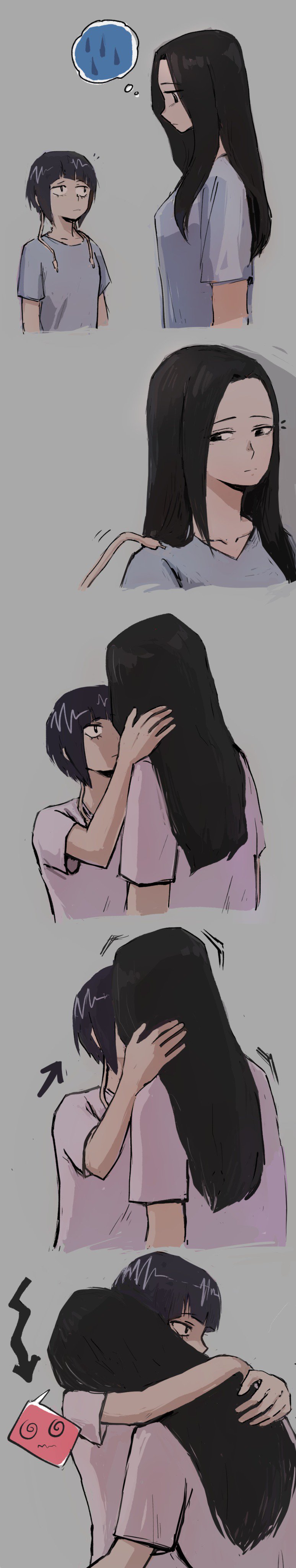 yaoyorozu momo and jiro kyoka (boku no hero academia) drawn by vvvmung