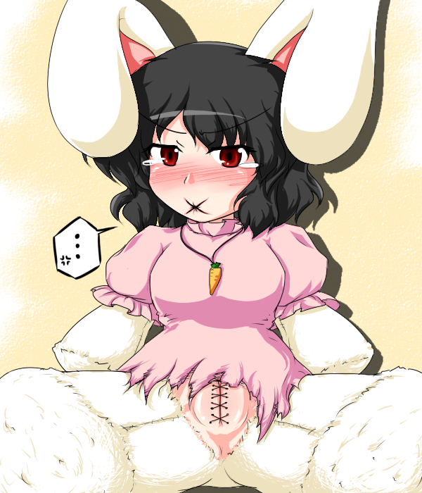inaba tewi and miffy (touhou and 1 more) drawn by sukedai