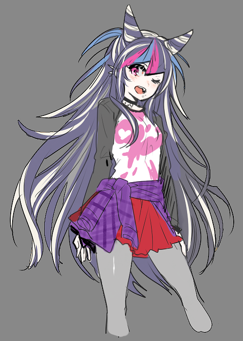 mioda ibuki (danganronpa and 1 more) drawn by otohime_(kk23maa)