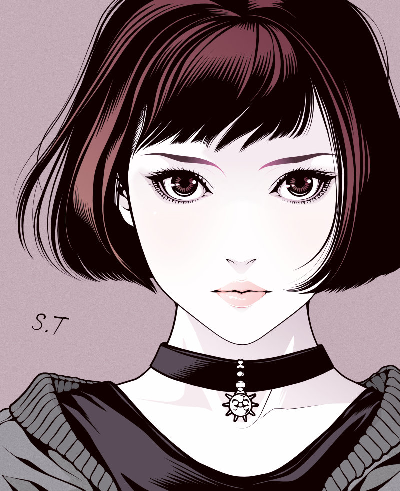mathilda lando (leon the professional) drawn by takanashi_shin