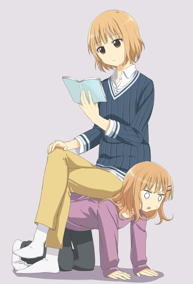 oomuro sakurako and oomuro nadeshiko (yuruyuri and 1 more) drawn by shikou_sakugo_(qqap9gt9k)