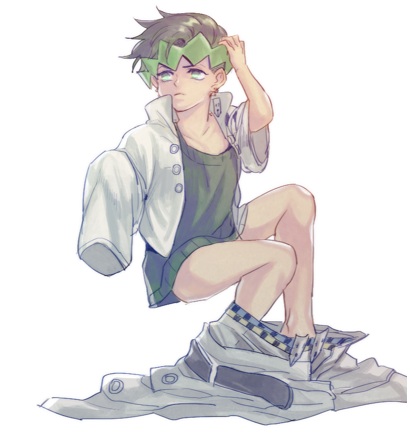 kishibe rohan (jojo no kimyou na bouken and 1 more) drawn by hahihu1782