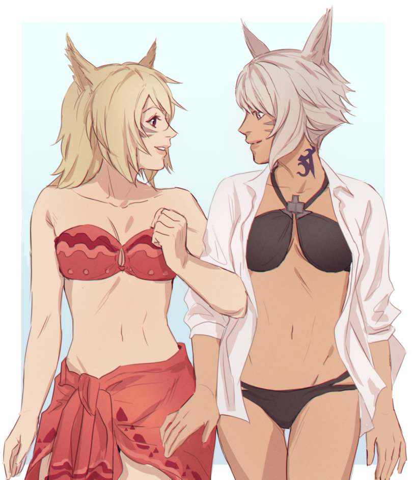y'shtola rhul (final fantasy and 1 more) drawn by pudelmudel