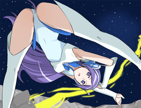 aono miki (precure and 1 more) drawn by haruyama_kazunori and shirono