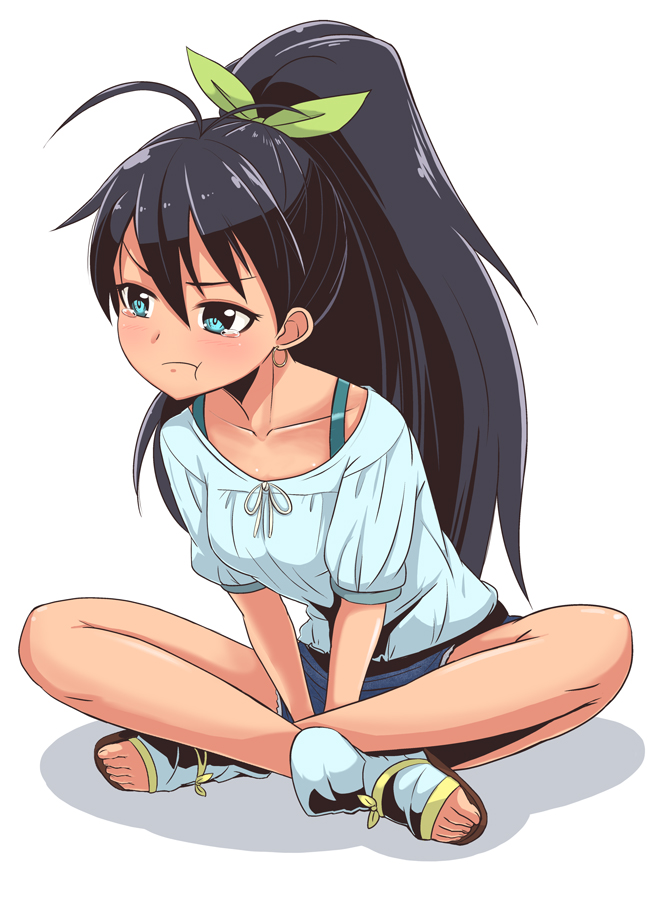 ganaha hibiki (idolmaster) drawn by dan_(orange_train)