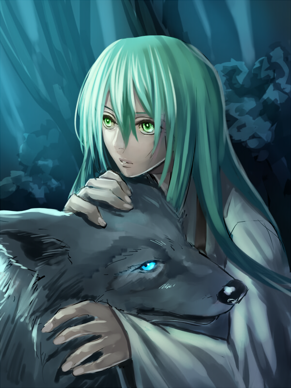 enkidu and wolf (fate and 1 more) drawn by homutatu