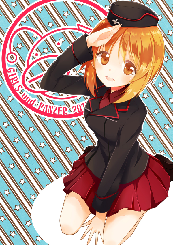 nishizumi miho (girls und panzer) drawn by peke_(xoxo_melon)