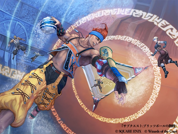 wakka (final fantasy and 3 more) drawn by ittoku_art
