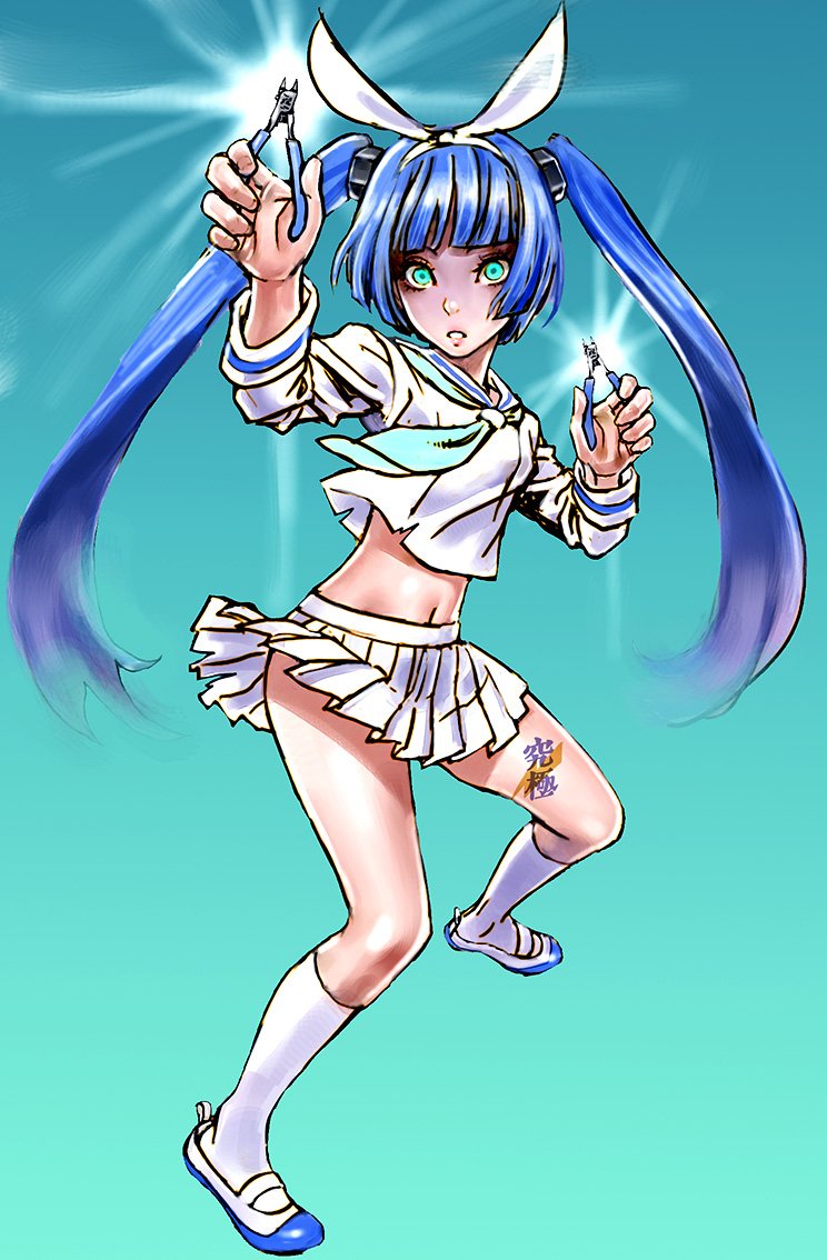 nipako and ultimate nipako (ole tower and 1 more) drawn by yamashita_shun'ya