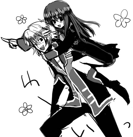 setsuko ohara and toby watson (super robot wars and 2 more) drawn by yui_tooru