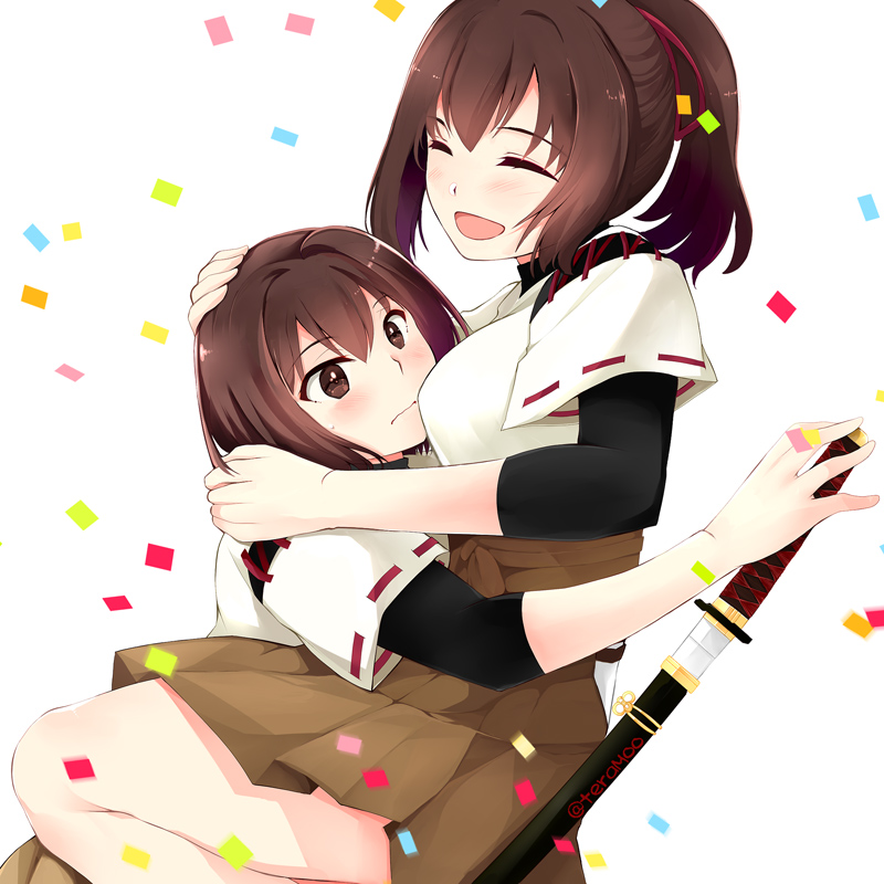 hyuuga and ise (kantai collection) drawn by teramoto_kaoru