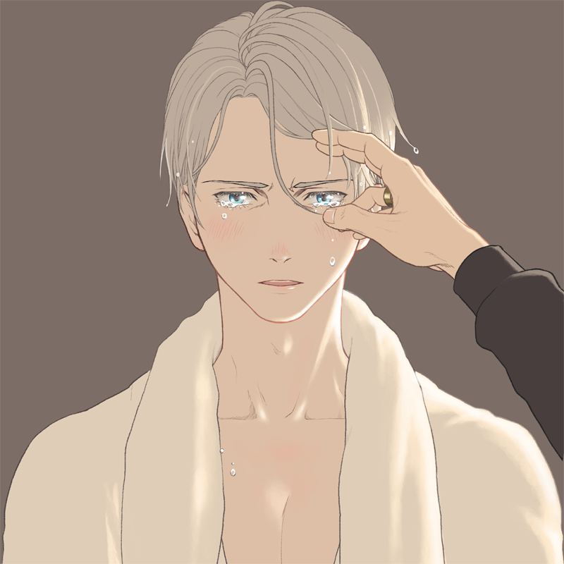 katsuki yuuri and viktor nikiforov (yuri!!! on ice) drawn by yuuhei