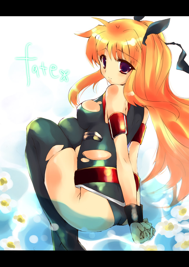 fate testarossa (lyrical nanoha and 1 more) drawn by yu_yu