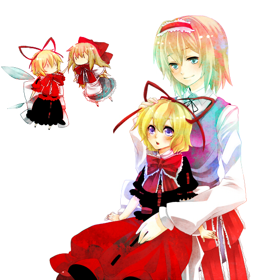 alice margatroid, shanghai doll, medicine melancholy, and su-san (touhou) drawn by yutazou