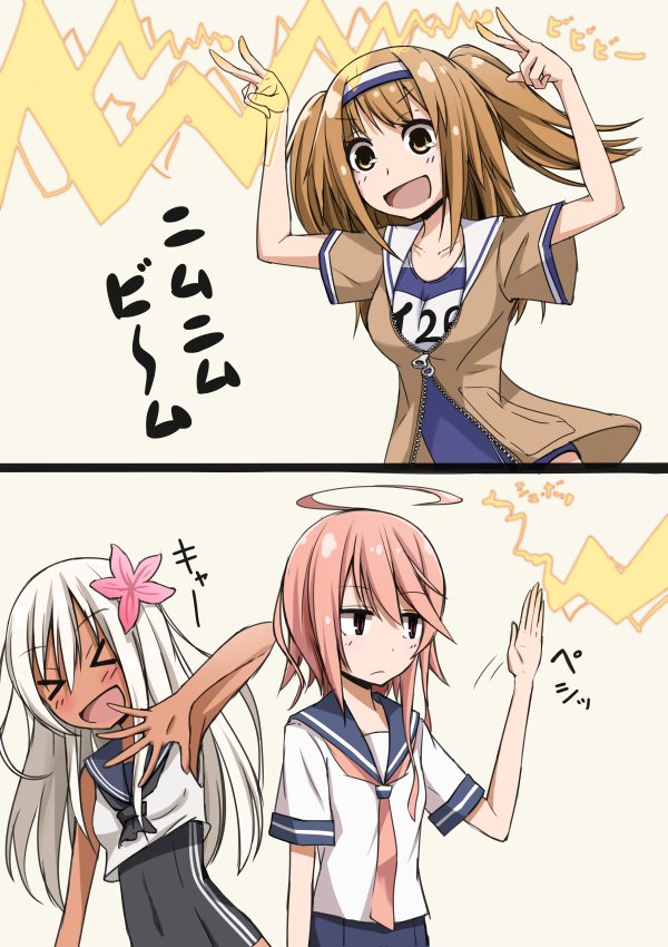ro-500, i-58, and i-26 (kantai collection) drawn by hirayama_(hirayamaniwa)