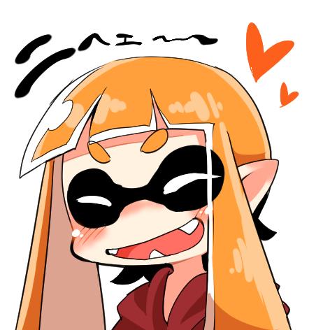 inkling player character and inkling girl (splatoon and 1 more) drawn by rebecca_(keinelove)