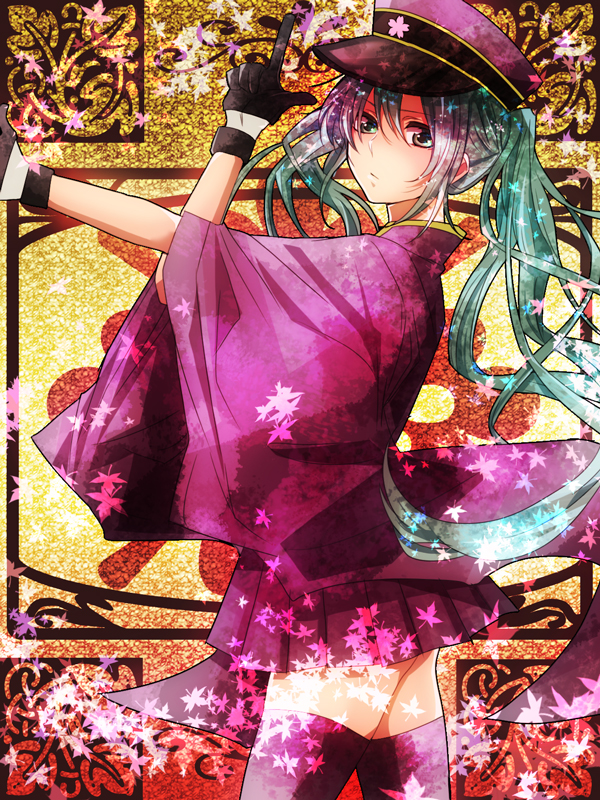 hatsune miku (vocaloid and 1 more) drawn by sacchan_(hn0816)