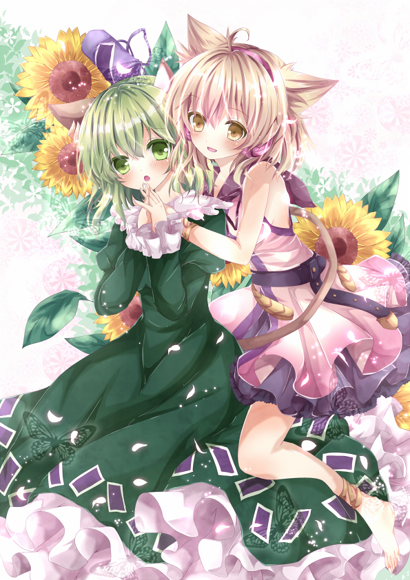 toyosatomimi no miko and soga no tojiko (touhou) drawn by nanase_nao