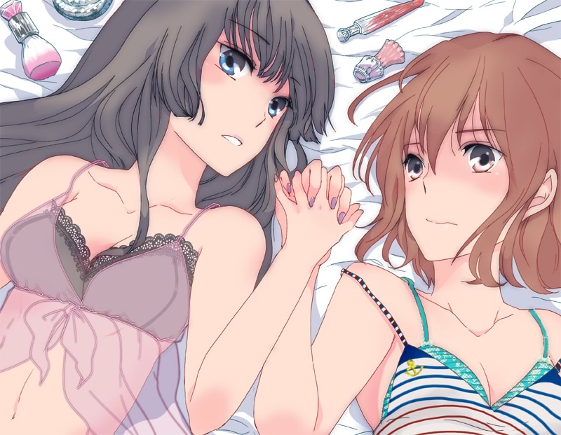 akiyama mio and tainaka ritsu (k-on!) drawn by sarasa_misa