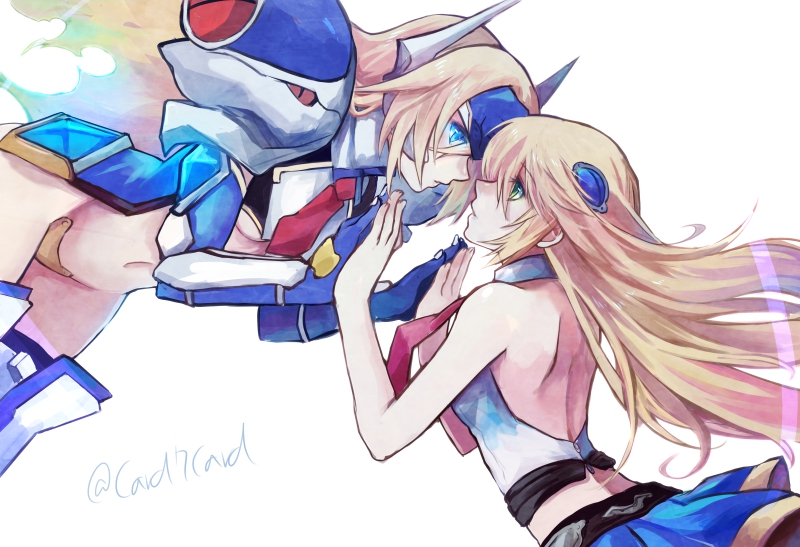 noel vermillion and mu-12 (blazblue) drawn by yuuka_seisen