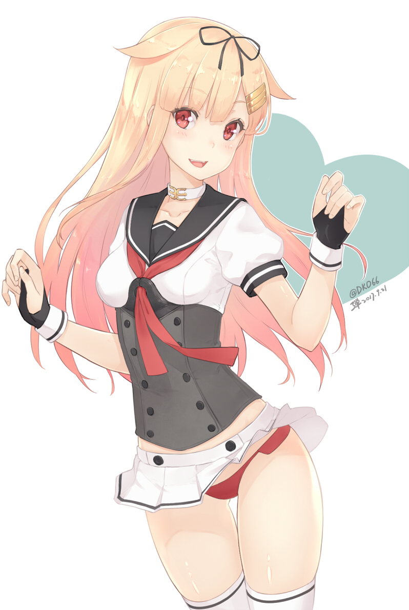 yuudachi, yuudachi kai ni, and akizuki (kantai collection) drawn by dan_(kumadan)