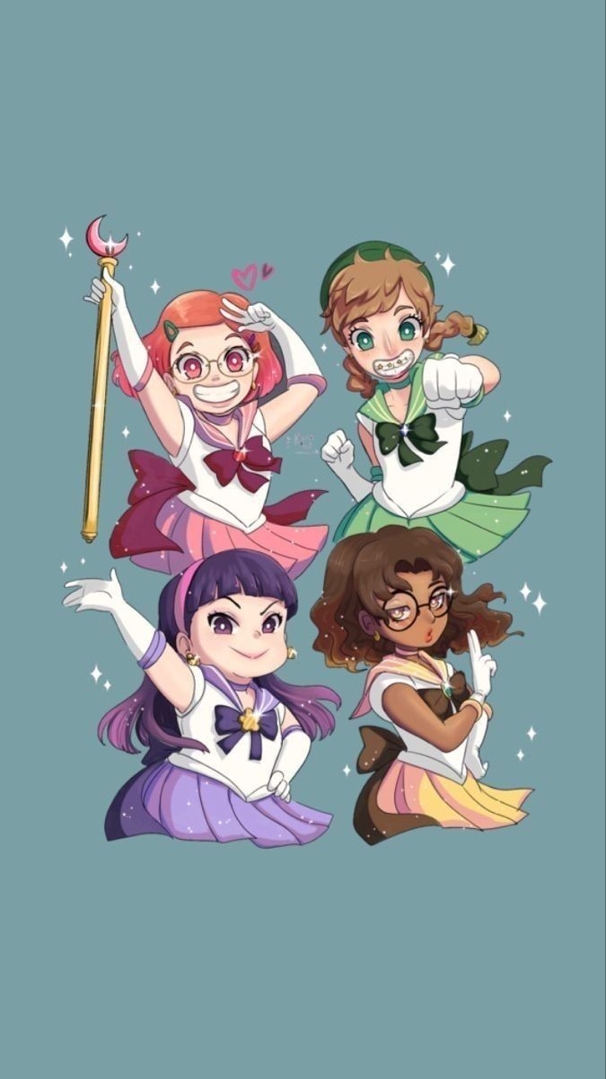 meilin lee, abby, priya, and miriam (bishoujo senshi sailor moon and 1 more)