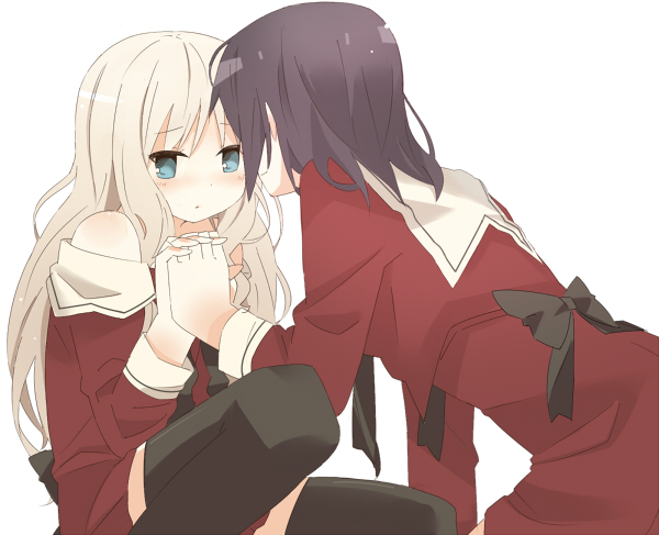kawamura reo and sawaguchi mai (sono hanabira ni kuchizuke wo) drawn by miya_(miyabi_24)
