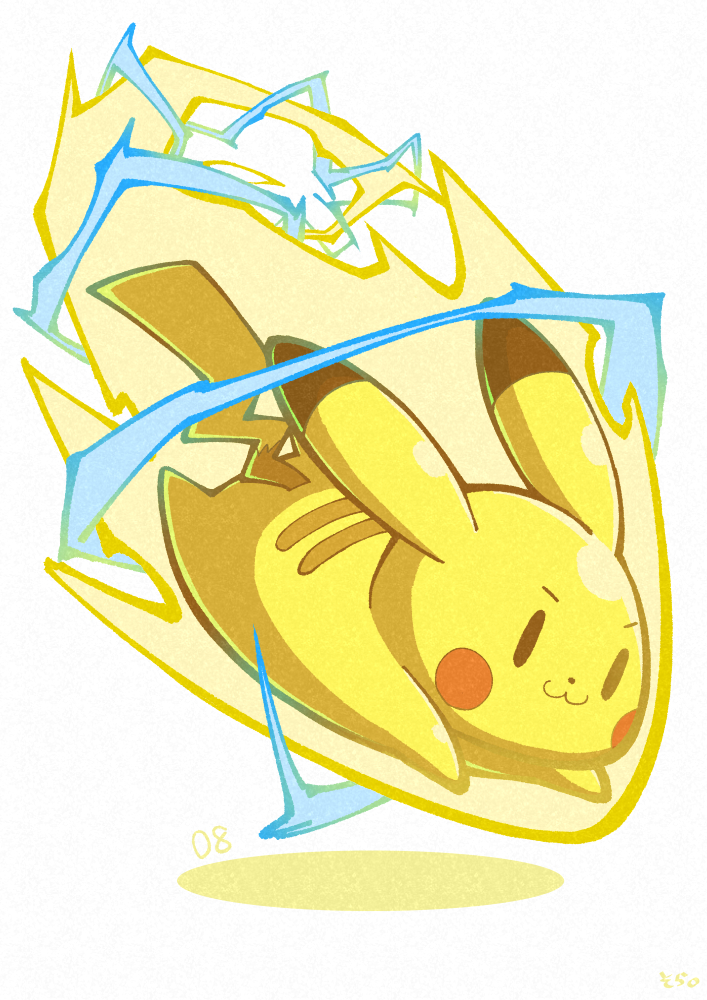pikachu (pokemon and 1 more) drawn by 04sora40