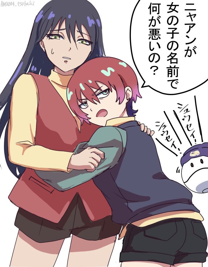 amate yuzuriha, haro, nyaan, kamille bidan, and fa yuiry (gundam and 2 more) drawn by tsubaki_pbwfa