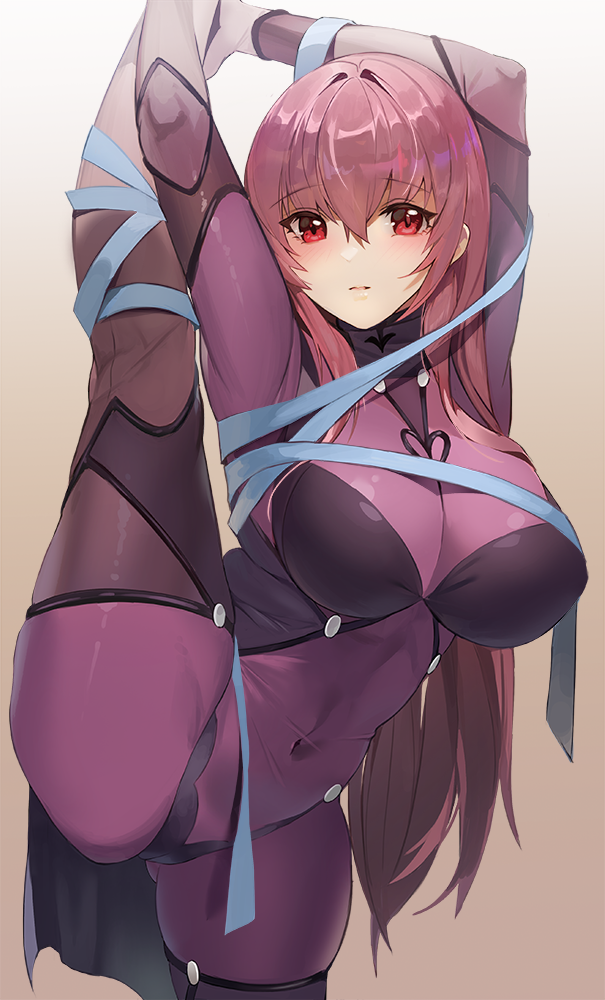 scathach (fate and 1 more) drawn by damda