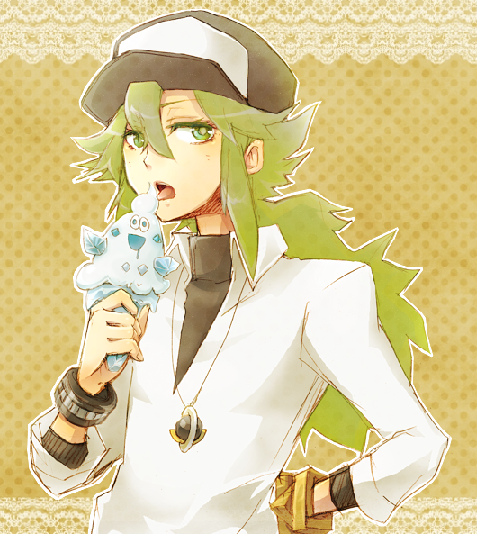 n and vanillish (pokemon and 1 more) drawn by hikage_sumihito