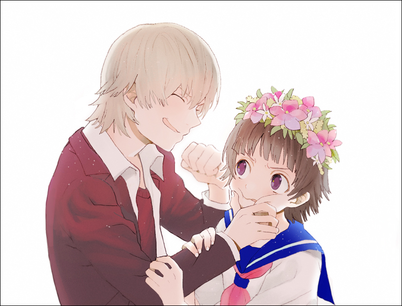 uiharu kazari and kakine teitoku (toaru majutsu no index) drawn by mtmt_mtmt