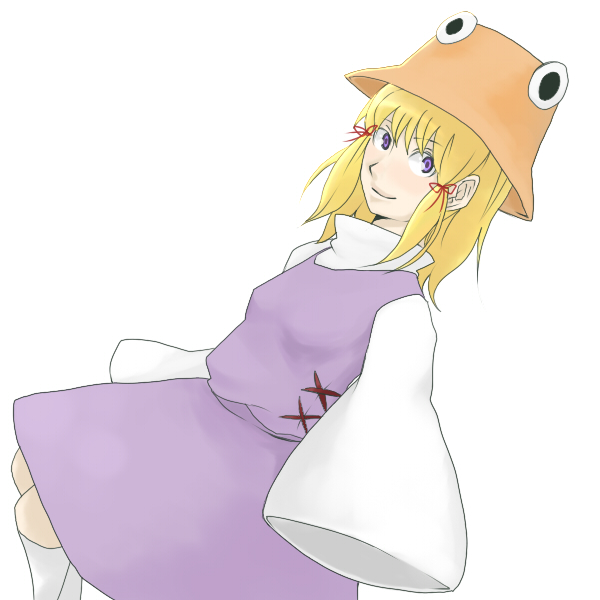 moriya suwako and pyonta (touhou) drawn by yomogimochi_(pixiv_10064894)
