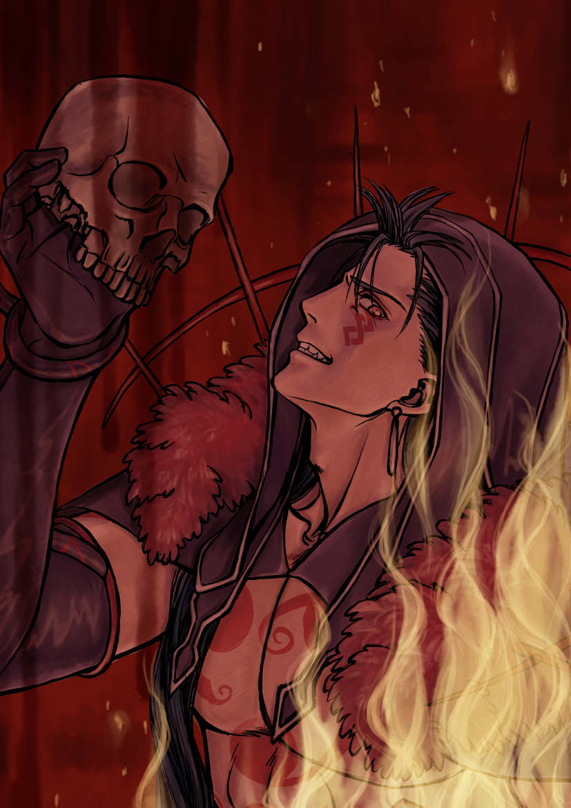 cu chulainn and cu chulainn alter (fate and 1 more) drawn by gondawara_taizo