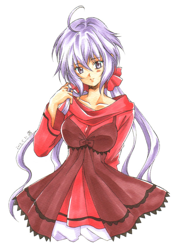 yukine chris (senki zesshou symphogear) drawn by seraworks