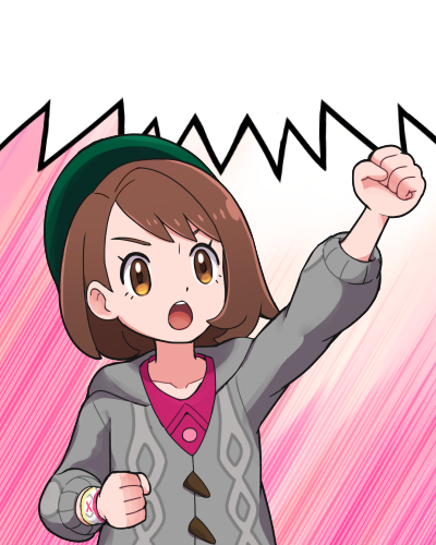 gloria (pokemon and 1 more) drawn by pokemoa