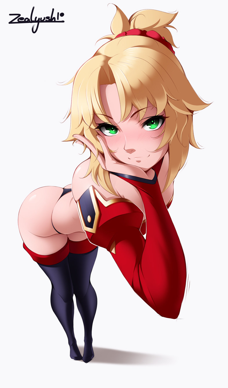 mordred (fate and 1 more) drawn by zealyush