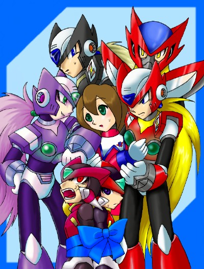 zero, zero(z), iris, omega, black zero, and 2 more (mega man and 7 more)
