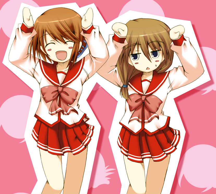 komaki manaka and komaki ikuno (to heart and 1 more)