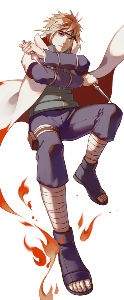 namikaze minato (naruto and 1 more) drawn by mr_study