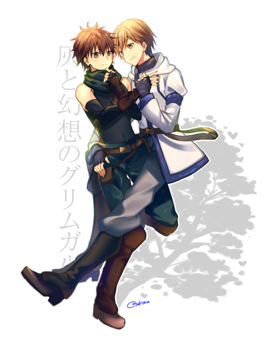 Haruhiro And Manato Hai To Gensou No Grimgar Drawn By Nishinomiya Saku Danbooru