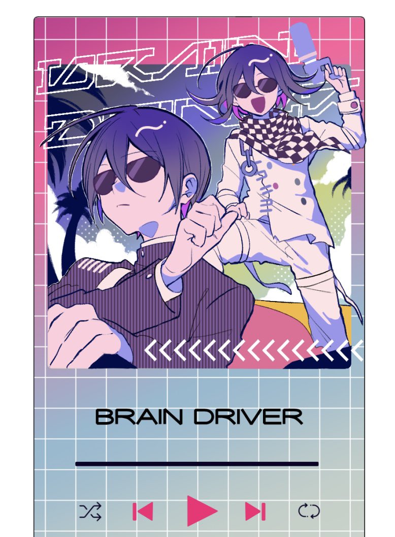 oma kokichi and saihara shuichi (danganronpa and 1 more) drawn by nemari_(nemaru_0907)