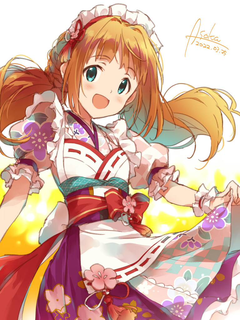 takatsuki yayoi (idolmaster and 2 more) drawn by asoka