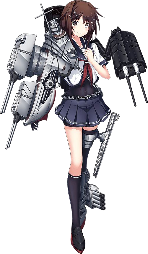 furutaka and furutaka kai ni (kantai collection) drawn by ugume