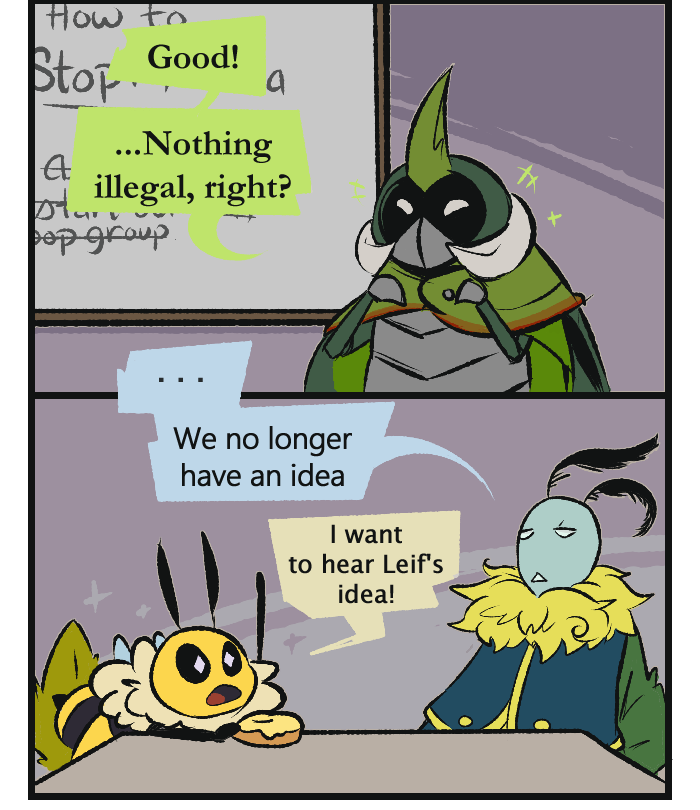 vi, leif, and kabbu (bug fables) drawn by go-team-snakemouth