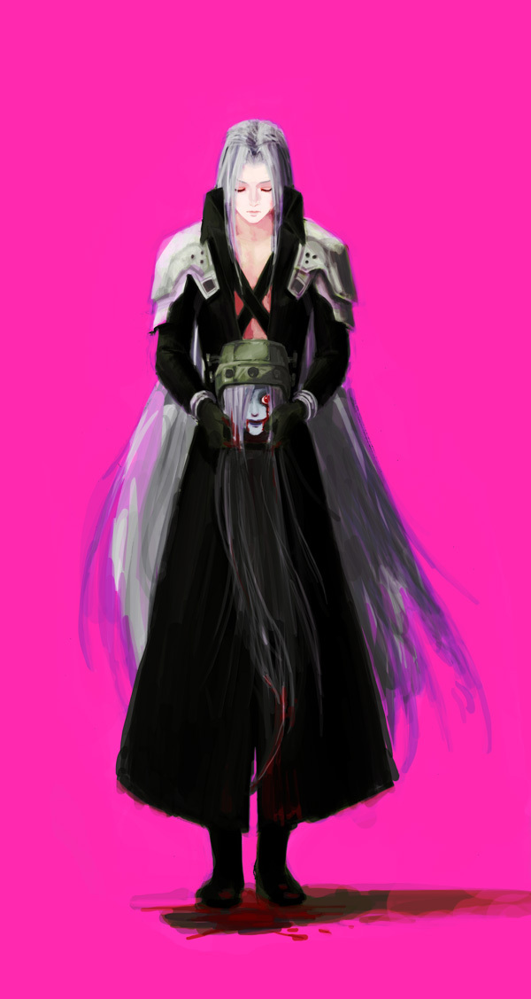 sephiroth and jenova (final fantasy and 1 more) drawn by yokaori