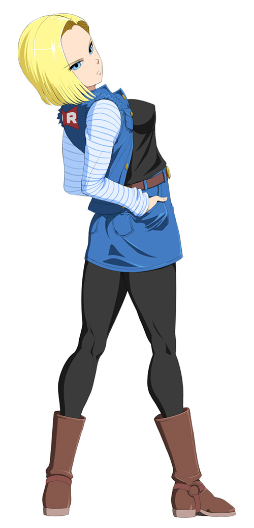 android 18 (dragon ball and 1 more) drawn by shopyun